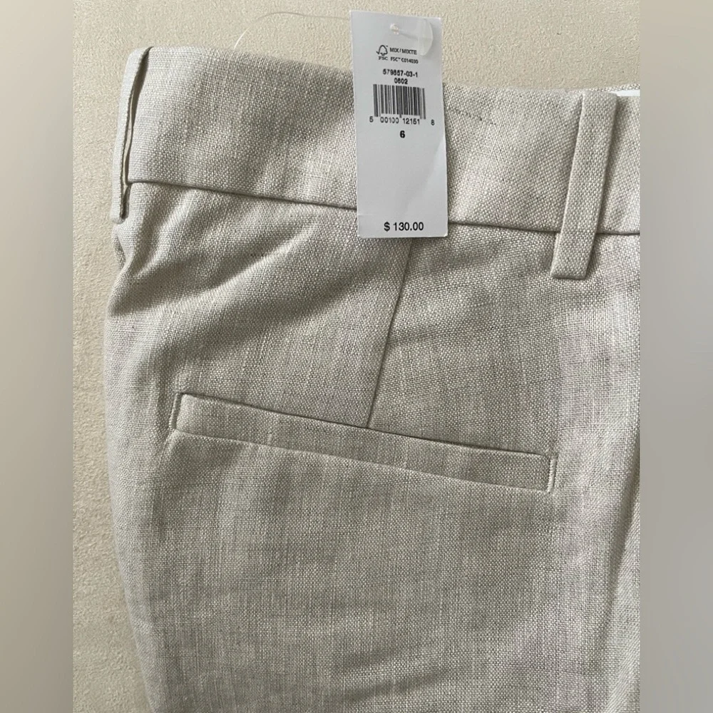 Banana Republic Straight Leg Linen Pants
